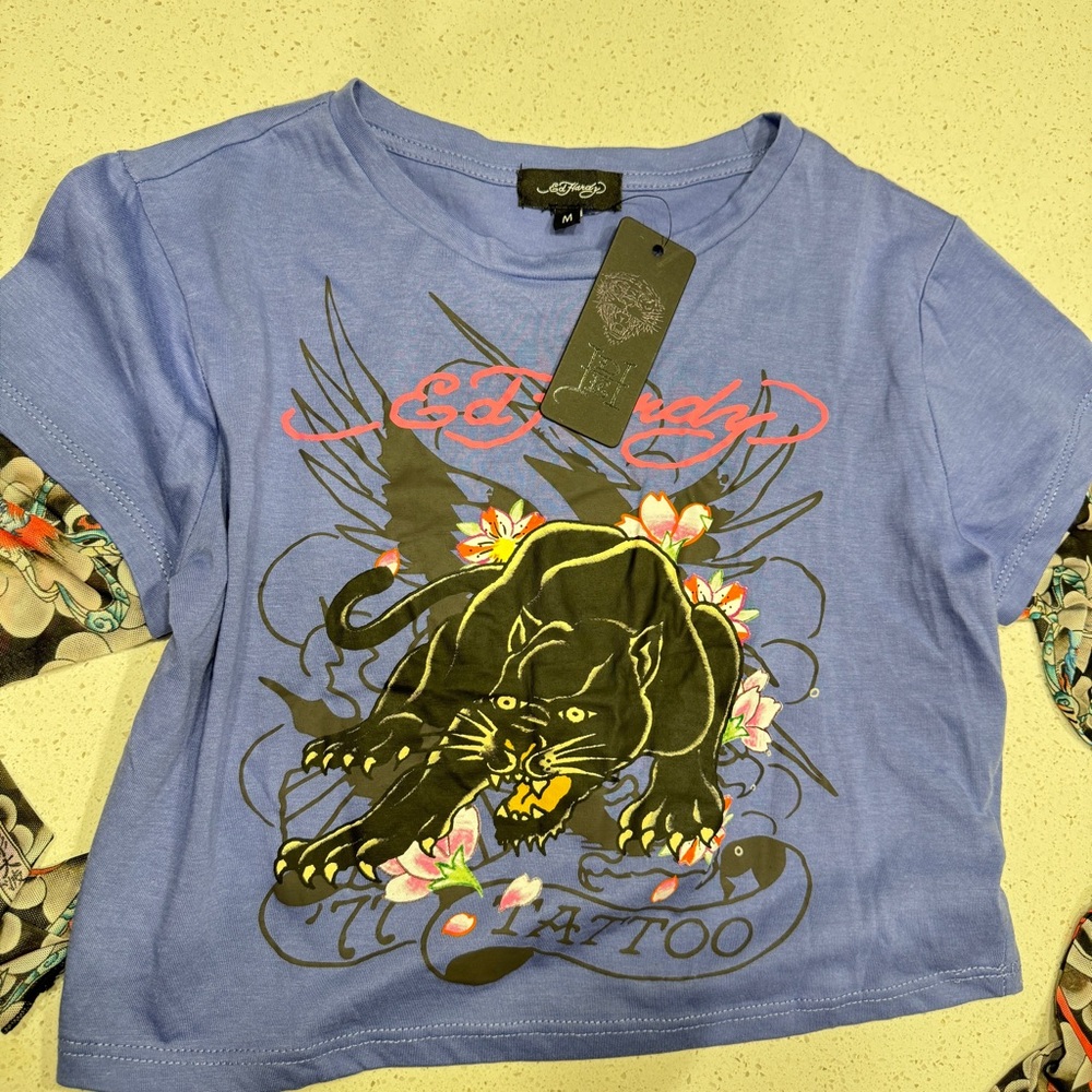 Ed Hardy RARE Jaguar Tattoo sleeve - Picture 11 of 11